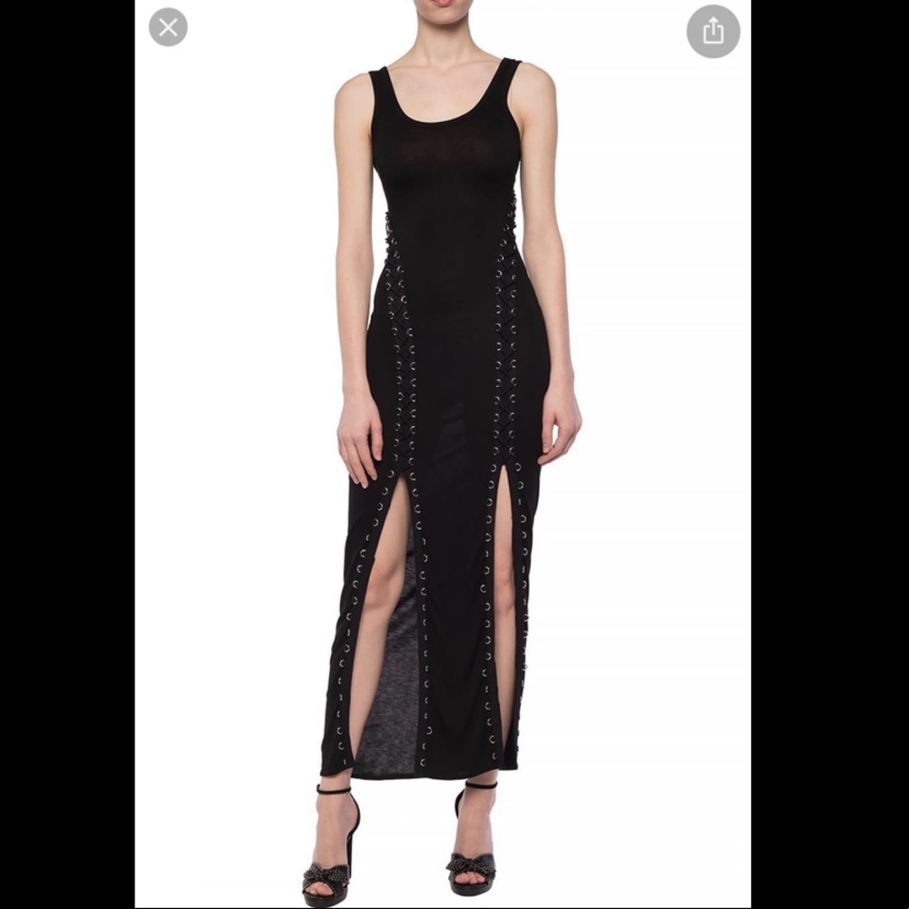 All Saints Black Maxi Dress